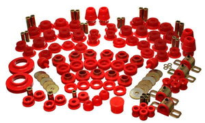 Energy Suspension 2.18109R 07-11 fits Jeep JK 2dr Red Hyper-Flex Master Bushing Set