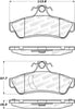 Stoptech 308.1048 Street Brake Pads