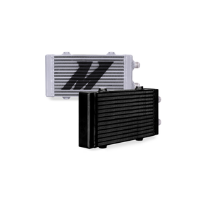 Mishimoto MMOC-DP-SSL Universal Small Bar and Plate Dual Pass Silver Oil Cooler