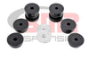 BMR BK048 S550 Mustang Rear Cradle Bushing Kit (Delrin) - Black