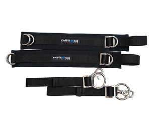 NRG SBH-AR01BK SFI 3.3 Arm Restraints One Pair - Black