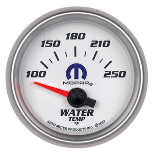 AutoMeter 880030 Autometer fits Mopar 52.4mm SSE 100-250 Degree F Water Temperature Gauge