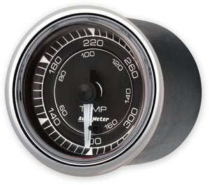 AutoMeter 9748 AutoMeter Chrono 2-1/16in 300 Degree Temperature Electric Gauge - Chrome