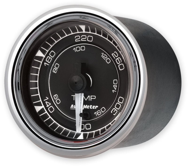 AutoMeter 9748 AutoMeter Chrono 2-1/16in 300 Degree Temperature Electric Gauge - Chrome