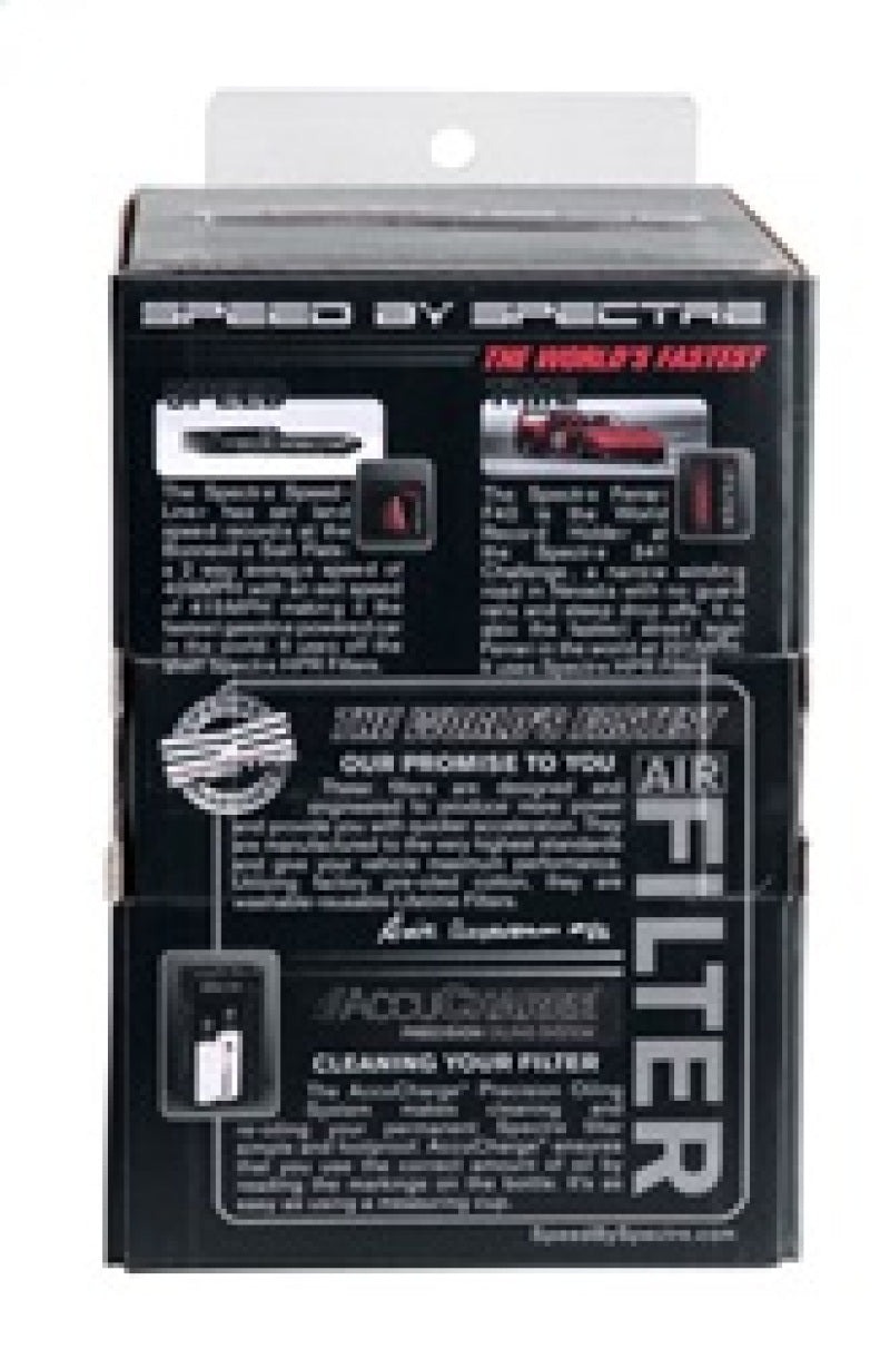 Spectre 8162 Adjustable Conical Air Filter 2-1/2in. Tall (Fits 3in. / 3-1/2in. / 4in. Tubes) - Red