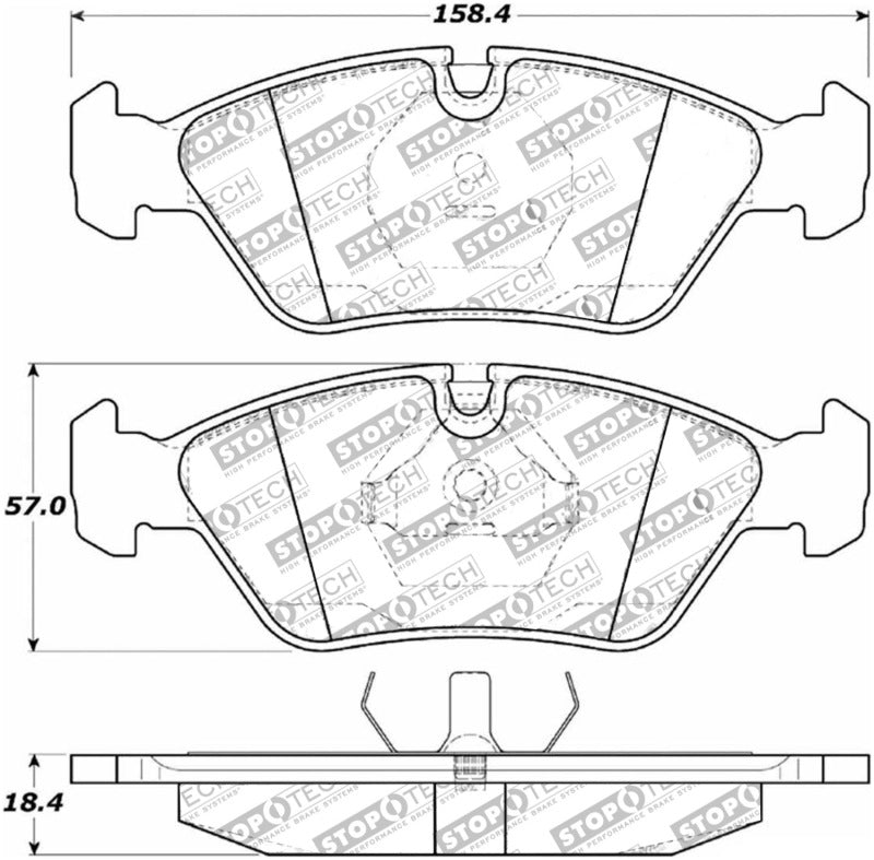 Stoptech 309.0253 Performance Brake Pads