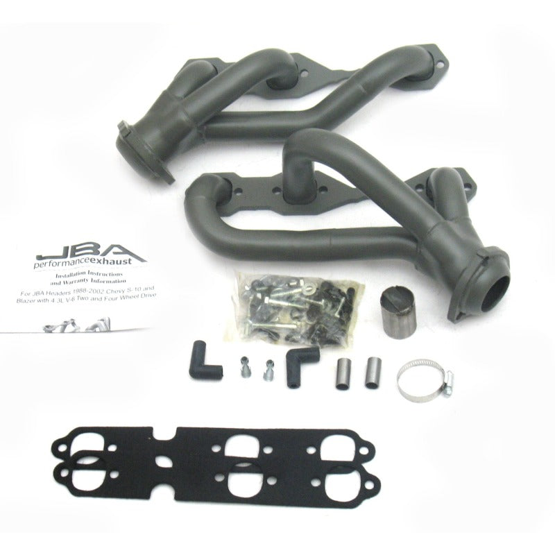 JBA 1840S-3JT & 02-03 GM S-Truck 4.3L V6 4WD 1-1/2in Primary Ti Ctd Cat4Ward Header