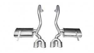CORSA Performance 14961 Corsa 1997-2004 fits Chevrolet Corvette C5 Z06 5.7L V8 Polished Xtreme Axle-Back Exhaust