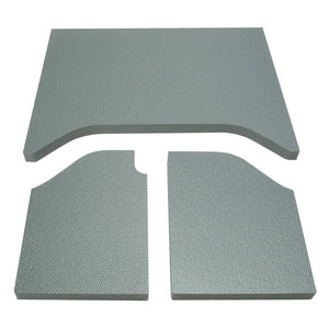 DEI  50134 fits Jeep 07-10 Wrangler JK 2-Door Boom Mat Headliner - 3 Piece - Gra