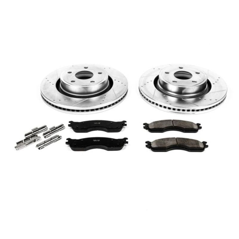 Power Stop K4584 2004 fits Dodge Ram 1500 Front Z23 Evolution Brake Kit