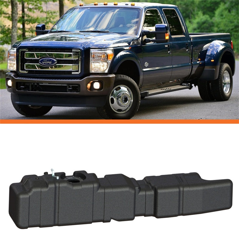 fits Titan Fuel Tanks 7020311 11-16 Ford F-250/F-350 PowerStroke Crew Cab Long Bed 65 Gallon XXL Mid-Ship Tank