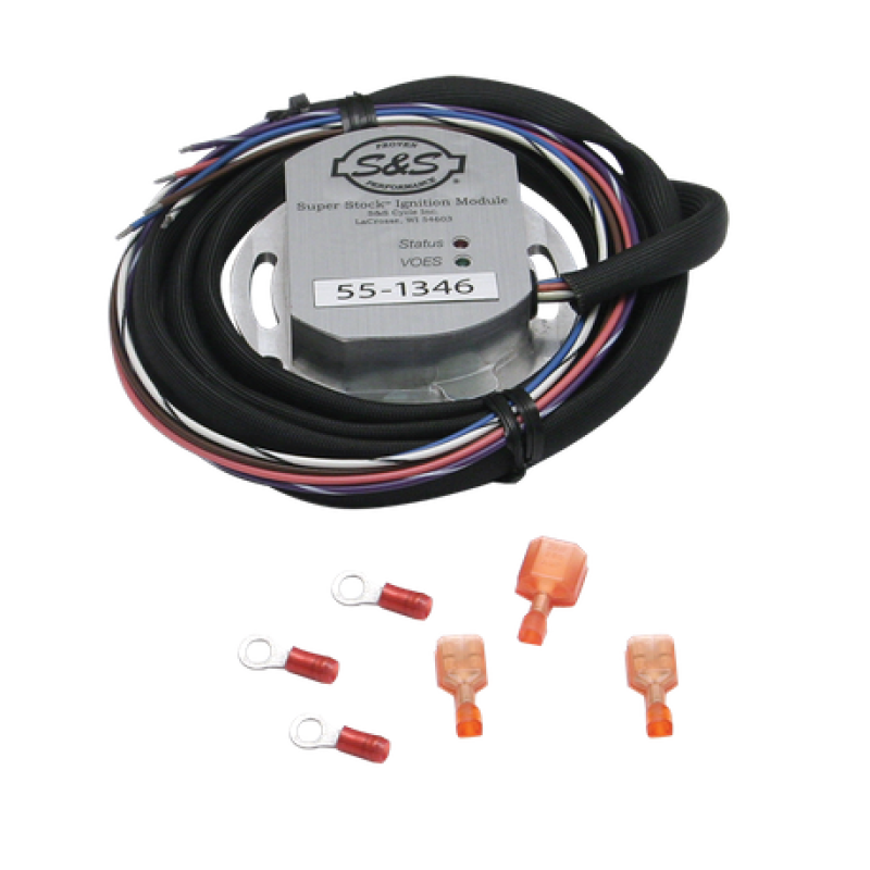 S&S 55-1346 Cycle 84-99 BT Super Stock Ignition Module For HD Evolution 111in/11