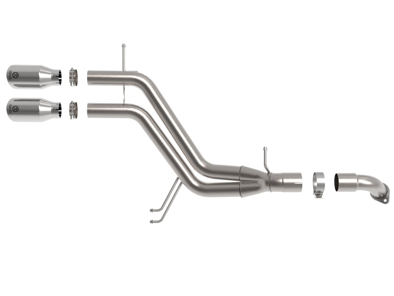 AFE 49-37019-P  13-17 fits Hyundai Veloster L4-1.6L 2-1/2in 304 SS Axle-Back Ex