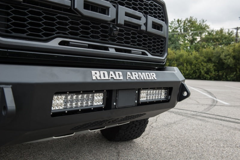 Road Armor 6171F0B-NW fits Ford 17-20 Raptor Stealth Front Non-Winch Bumper - Tex Blk