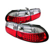 Spyder 5004741 fits Honda 92-95 Civic 3DR LED Tail Lights Red Clear ALT-YD-HC92