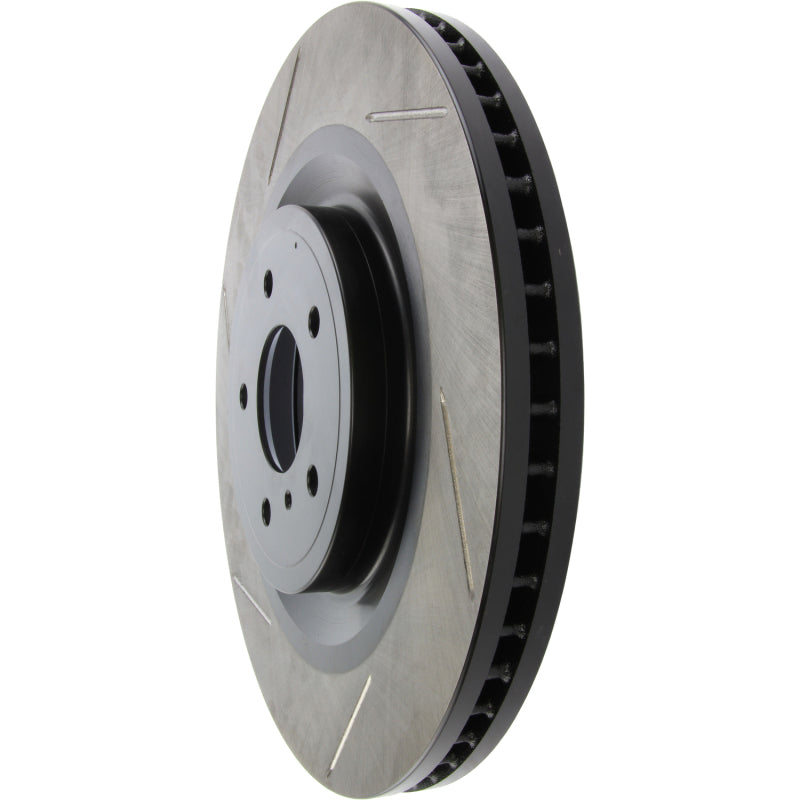 Stoptech 126.42100SR Power Slot fits Nissan 370z / Infiniti G37 SportStop Slotted Front Right Rotor