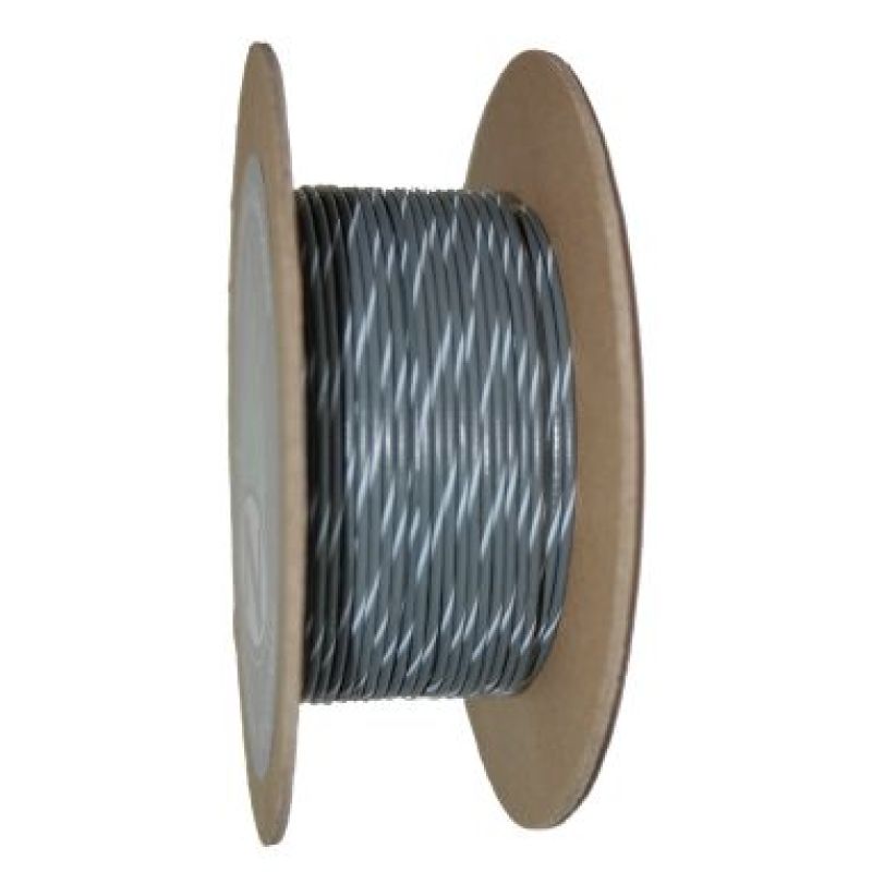 NAMZ NWR-89-100-20 OEM Color Primary Wire 100ft. Spool 20g - Gray/White Stripe