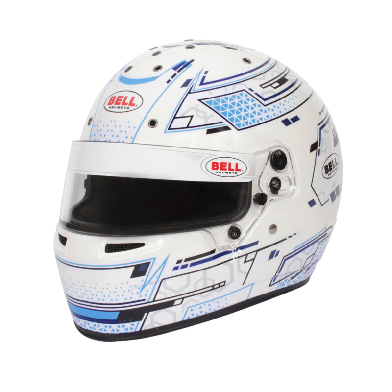 Bell 1310A83 RS7-K K2020 V15 BRUSA HELMET - Size 60 (White/Blue)