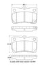 Stoptech 308.1113 Street Touring 06 Lexus GS300/430 / 07-08 GS350 Rear Brake Pads