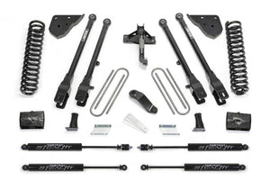 Fabtech K2431M 23-24 fits Ford F450/F550 4WD 6in 4 Link Lift Kit w/ Stealth Shocks