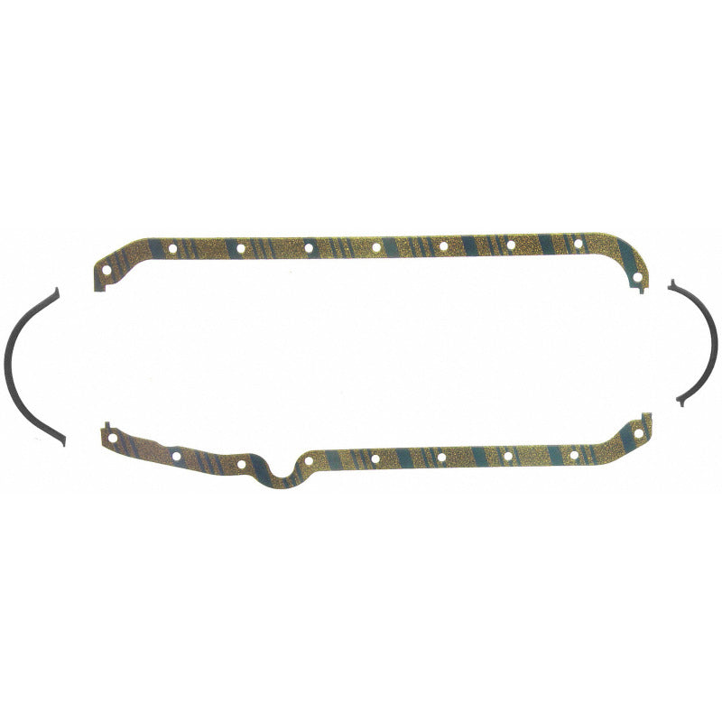 Fel-Pro OS5197C2 fits Chevrolet Camaro Engine Oil Pan Gasket Set Blue Stripe cork-rubber