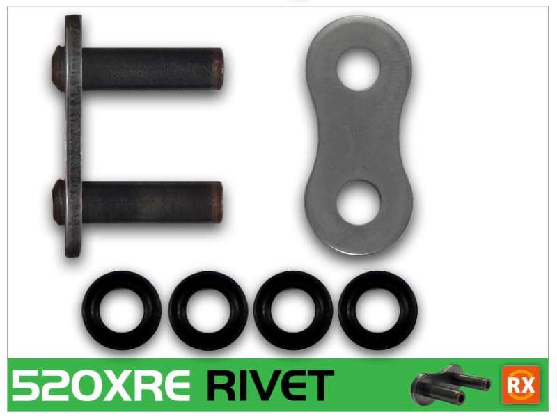 RK Chain 520XRE-RL 520XRE-RIVET NATURAL
