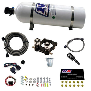 Nitrous Express 20954-15 fits Ford 2.3L Ecoboost Nitrous Plate Kit w/15lb Bottle