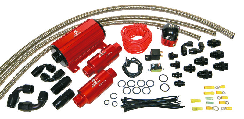 Aeromotive  17242 A1000 Carbureted Fuel System Complete (Inc 11101 Pump/13204 Re