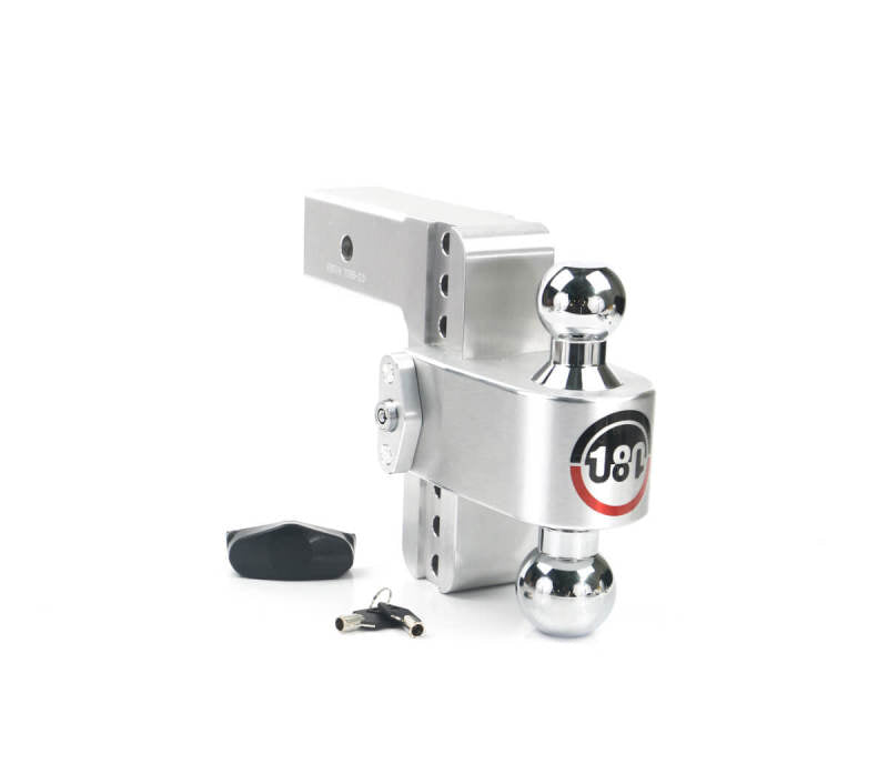 Weigh Safe CTB6-2.5 180 Hitch 6in Drop Hitch & 2.5in Shank (10K/18.5K GTWR) - Aluminum