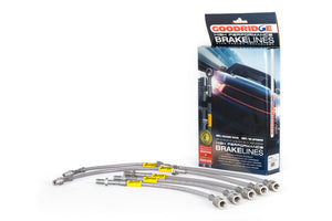 Goodridge 21080 8/84-7/87 fits Toyota Corolla GTS - Rear Disc Brake Lines