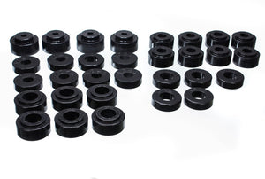 Energy Suspension 3.4115G fits GM Body Mount Set - Black
