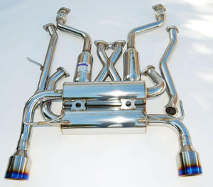 Invidia HS07IG7GIT 07+ fits Infiniti G37 Coupe Gemini Single Layer Titanium Tip