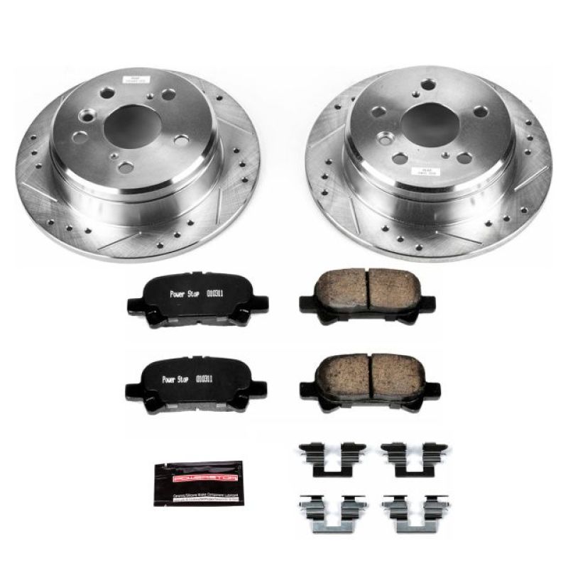PowerStop K1083 fits Toyota 00-01 Camry Rear Z23 Evolution Sport Brake Kit