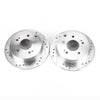 PowerStop fits Mitsubishi 06-12 Eclipse Rear Evolution Drilled & Slotted Rotors