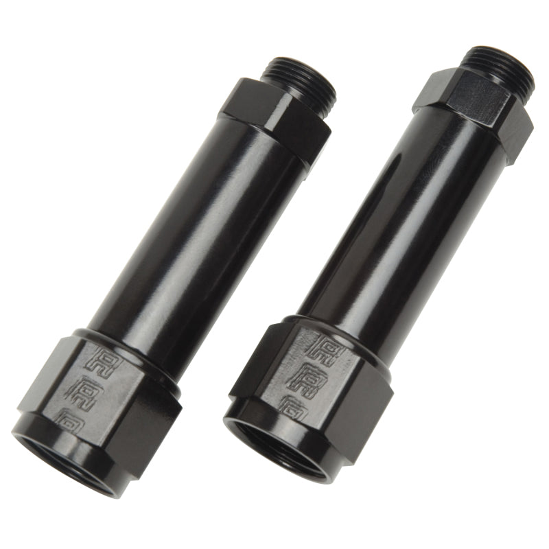 Russell 640773 Performance DEMON CARB INLET FITTING IN BLK/SLVR
