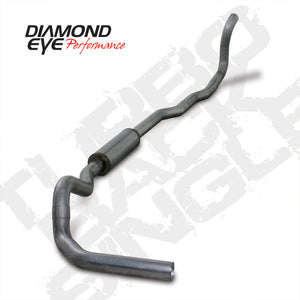 Diamond Eye Performance K4211S-RP Diamond Eye KIT 4in Turbo Back MRP SGL SS DDG4X4 89-93 fits Dodge 5.9L Cummins 2500/3500 No Muffler