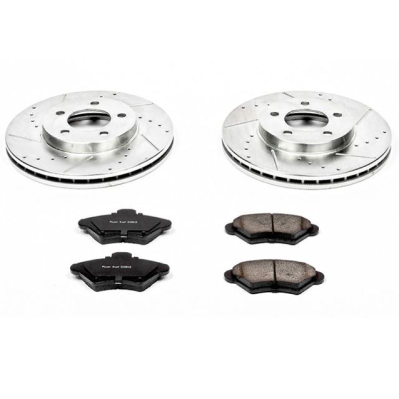 PowerStop K1325 fits Ford 93-97 Thunderbird Front Z23 Evolution Sport Brake Kit