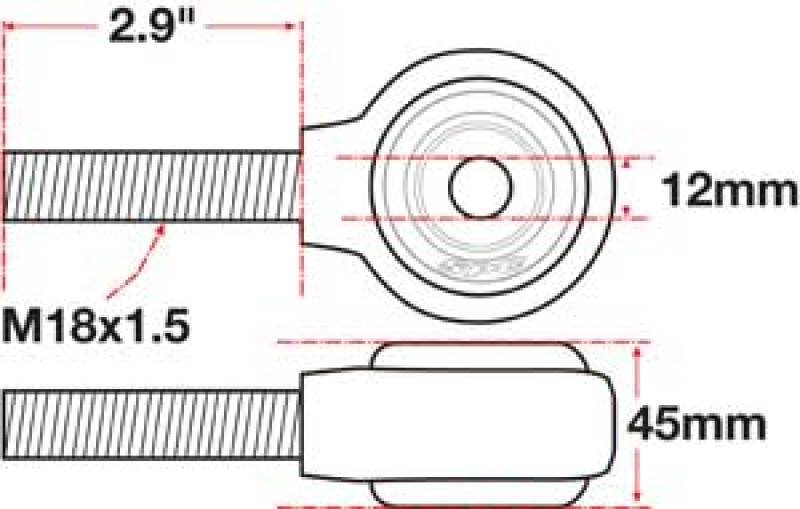 SPC Performance 15766 XAXIS Rod End Ball Joint