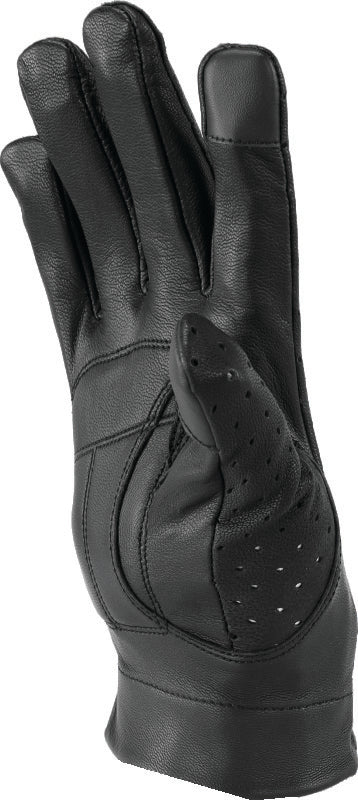 Kuryakyn 094501 Kuryakyn Leather By River Road fits Tucson Leather Perforated Gloves Black Womens - Small