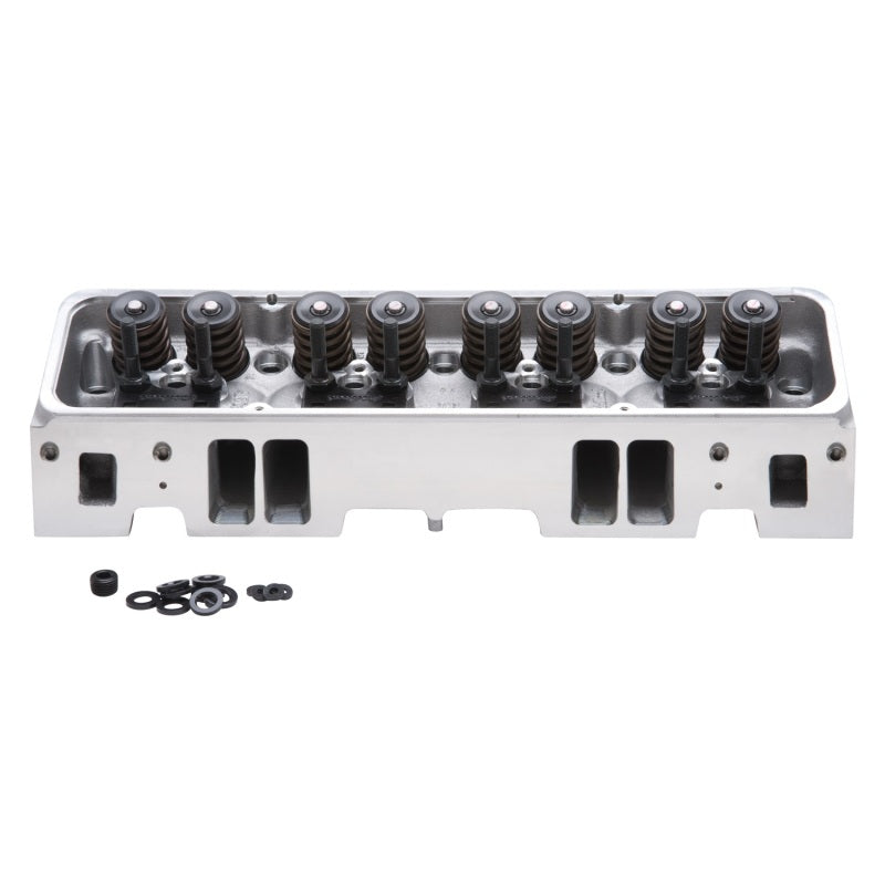 Edelbrock 60975 Cylinder Head SB fits Chevrolet Performer RPM E-Tec 170 for Hydraulic Roller Cam Complete (Ea)