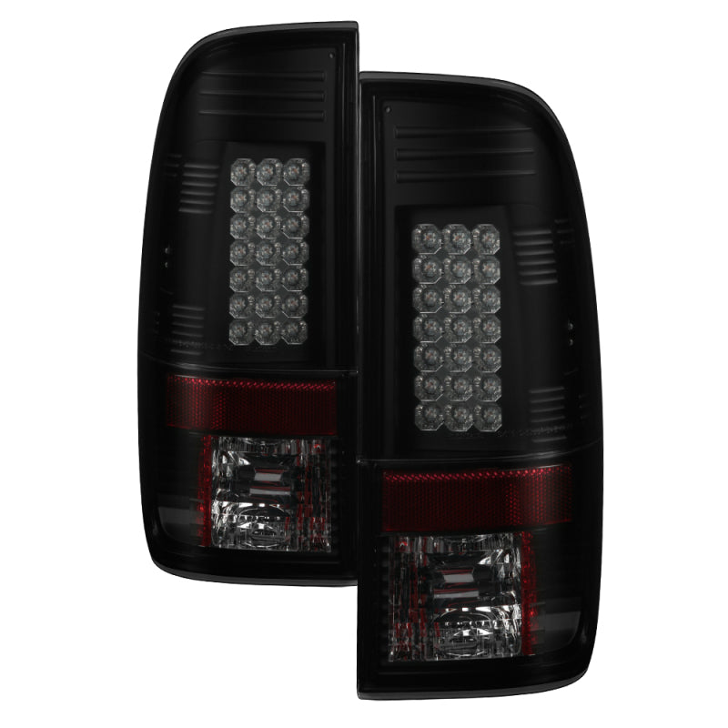 Spyder 5083296 fits Ford 08-16 Super Duty LED Tail Lights Black Smoke ALT-YD-FS
