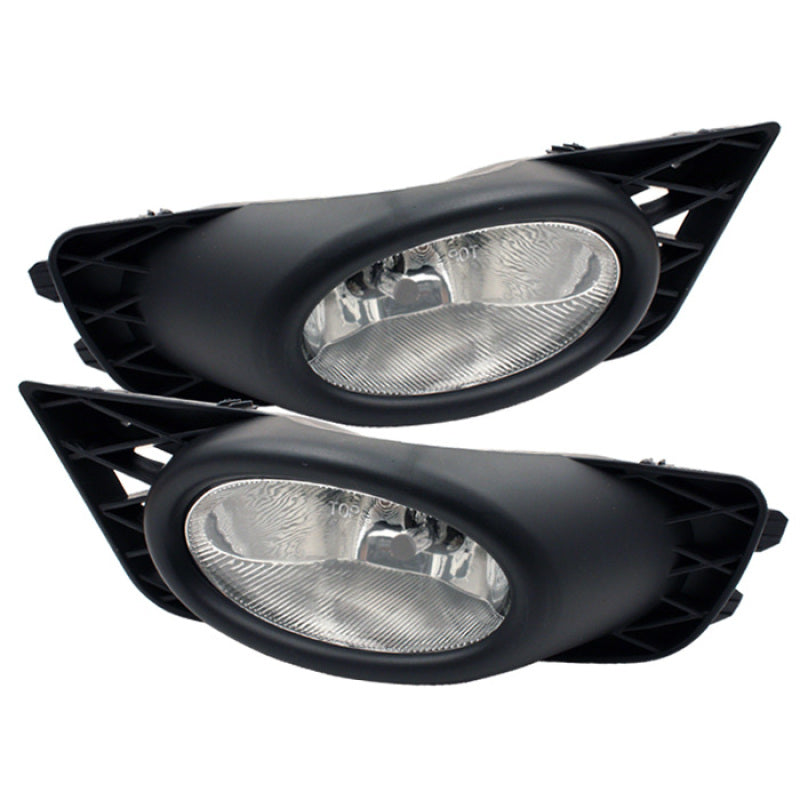 Spyder 5020697 fits Honda 09-11 Civic 4Dr OEM Fog Lights W/Switch- Clear FL-CL-