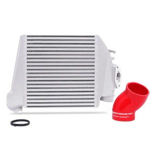 Mishimoto MMTMIC-WRX-08SLRD 08-14 fits Subaru WRX Top-Mount Intercooler Kit - Powder Coated Silver & Red Hoses