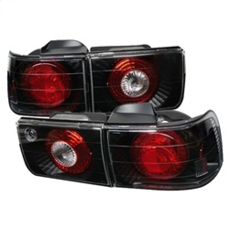 Spyder 5004093 fits Honda 92-93 Accord 4Dr Euro Style Tail Lights Black ALT-YD-