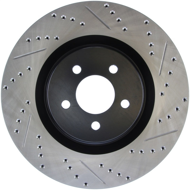 Stoptech 127.61089L Slotted & Drilled Sport Brake Rotor