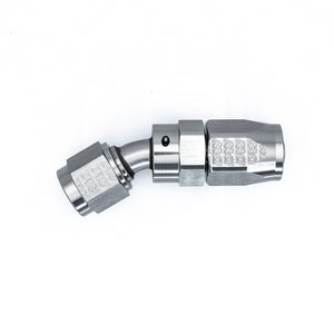 DeatschWerks 6-02-0818 6AN Female Swivel 30-Degree Hose End CPE - Anodized Tita