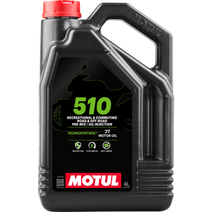 Motul 104030 510 2T Pre-Mix Oil Injection 4X4L