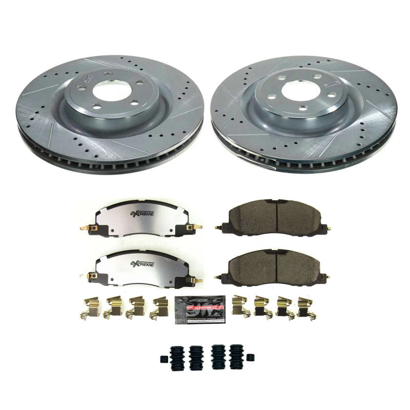 PowerStop K8672-36 20-22 fits Lincoln Aviator Front Z36 Truck & Tow Brake Kit