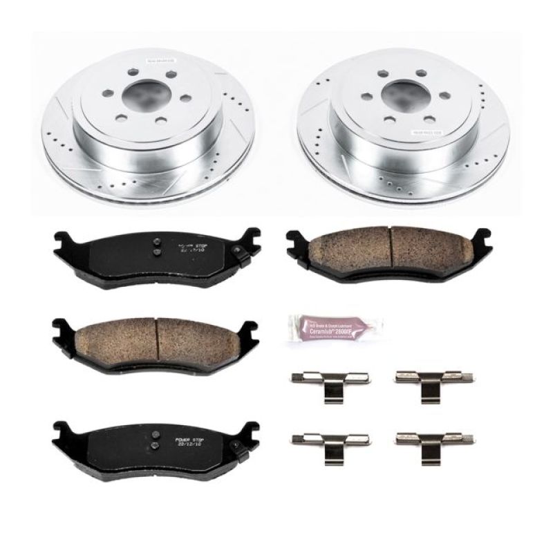 PowerStop K5270 2003 fits Dodge Durango Rear Z23 Evolution Sport Brake Kit