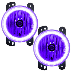 ORACLE Lighting 7159-007 10-15 fits Jeep Wrangler JK Pre-Assembled LED Halo Fog Lights -UV/Purple